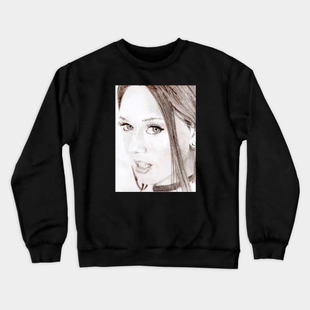 Brunette 2 Crewneck Sweatshirt by Grant Hudson